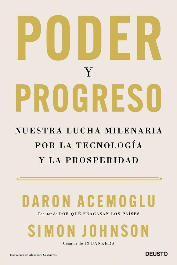 PODER Y PROGRESO | 9788423436378 | ACEMOGLU, DARON ;  JOHNSON, SIMON | Llibreria La Gralla | Llibreria online de Granollers