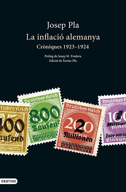 INFLACIÓ ALEMANYA, LA | 9788419734044 | PLA, JOSEP | Llibreria La Gralla | Librería online de Granollers