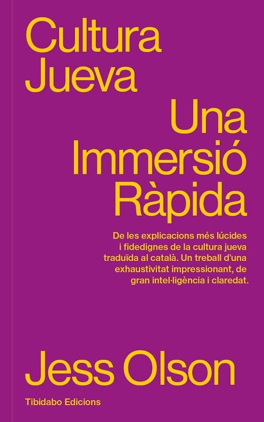 CULTURA JUEVA | 9788410013056 | OLSON, JESS | Llibreria La Gralla | Llibreria online de Granollers