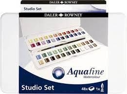 CAIXA AQUAREL.LES DALER ROWNEY AQUAFINE 48 PASTILLES | 5011386127576 | D131900201 | Llibreria La Gralla | Llibreria online de Granollers