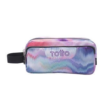 PORTATOT TOTTO MULTIUSO AGAPEC GLITTER TRES CREMALLERES ROSA | 7704758841603 | Llibreria La Gralla | Llibreria online de Granollers