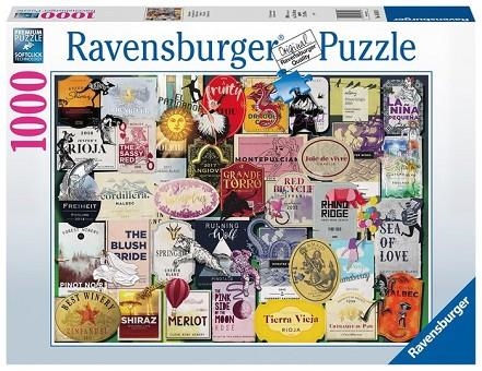 PUZZLE RAVENSBURGUER 1000 PECES ETIQUETES DE VI | 4005556168118 | 168118 | Llibreria La Gralla | Llibreria online de Granollers