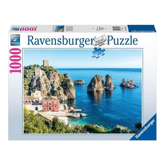 PUZZLE RAVENSBURGUER 1000 PECES FARAGLIONI DE SCOPELLO SICILIA | 4005556176113 | 176113 | Llibreria La Gralla | Llibreria online de Granollers