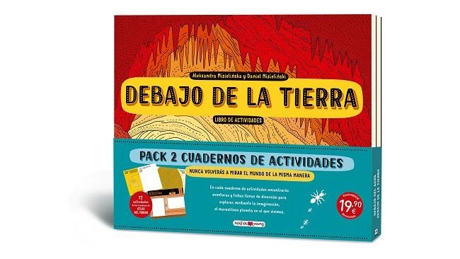 PACK DE ACTIVIDADES. DEBAJO DE LA TIERRA, DEBAJO DEL AGUA | 9788410260153 | MIZIELINSKA, ALEKSANDRA ;  MIZIELINSKI, DANIEL | Llibreria La Gralla | Llibreria online de Granollers