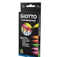 RETOLADOR GIOTTO TURBO SOFT BRUSH FLUOR 6 UNIT | 8000825013973 | F427200 | Llibreria La Gralla | Librería online de Granollers