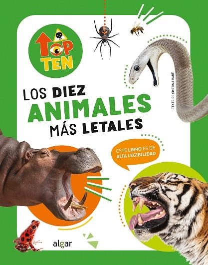 TOP TEN LOS DIEZ ANIMALES MÁS LETALES | 9788491426851 | BANFI, CRISTINA | Llibreria La Gralla | Llibreria online de Granollers