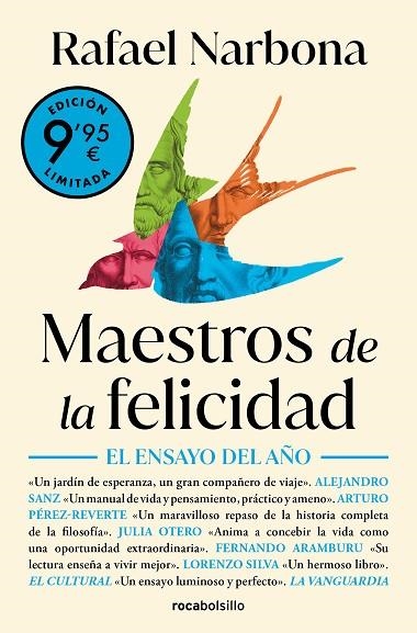 MAESTROS DE LA FELICIDAD (CAMPAÑA DE VERANO EDICIÓN LIMITADA) | 9788410197060 | NARBONA, RAFAEL | Llibreria La Gralla | Llibreria online de Granollers