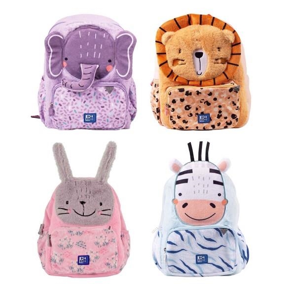 MOTXILLA INFANTIL OXFANIMALS KIDS LLEO/ELEFANT/ZEBRA | 8427291052136 | HAM400180762 | Llibreria La Gralla | Llibreria online de Granollers