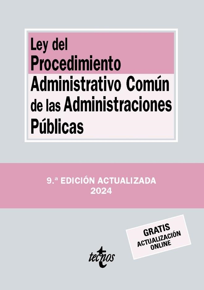 LEY DEL PROCEDIMIENTO ADMINISTRATIVO COMÚN DE LAS ADMINISTRACIONES PÚBLICAS | 9788430991068 | EDITORIAL TECNOS | Llibreria La Gralla | Llibreria online de Granollers