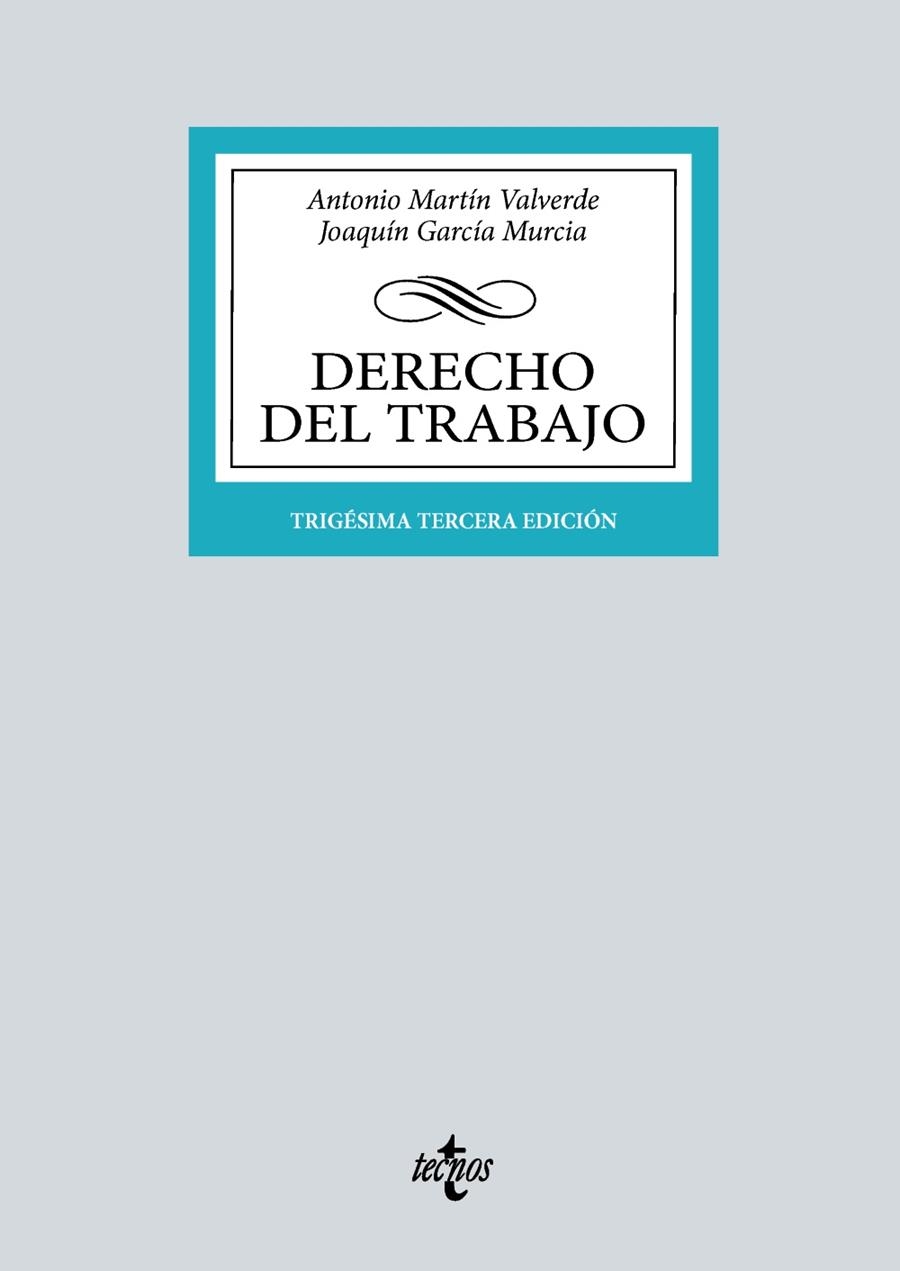 DERECHO DEL TRABAJO | 9788430990474 | GARCÍA MURCIA, JOAQUÍN / MARTÍN VALVERDE, ANTONIO | Llibreria La Gralla | Llibreria online de Granollers