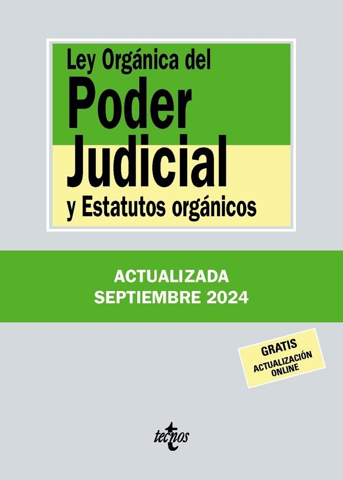 LEY ORGÁNICA DEL PODER JUDICIAL | 9788430988372 | EDITORIAL TECNOS | Llibreria La Gralla | Llibreria online de Granollers