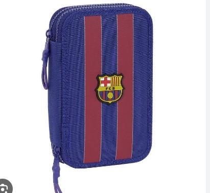 PLUMIER DOBLE PETIT FC BARCELONA | 8412688571697 | SA 412429854 | Llibreria La Gralla | Llibreria online de Granollers