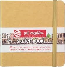 QUADERN SKETCH 12X12 ARTCREATION 140GR 80F KRAFT | 8712079467166 | 9314434M | Llibreria La Gralla | Librería online de Granollers