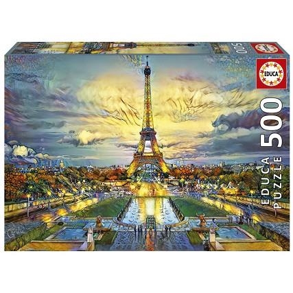 PUZZLES DE 500 PIEZAS  TORRE EIFFEL | 8412668196216 | EDUCA | Llibreria La Gralla | Llibreria online de Granollers