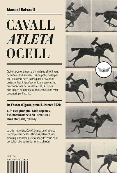 CAVALL, ATLETA, OCELL | 9788419332691 | BAIXAULI, MANUEL | Llibreria La Gralla | Librería online de Granollers