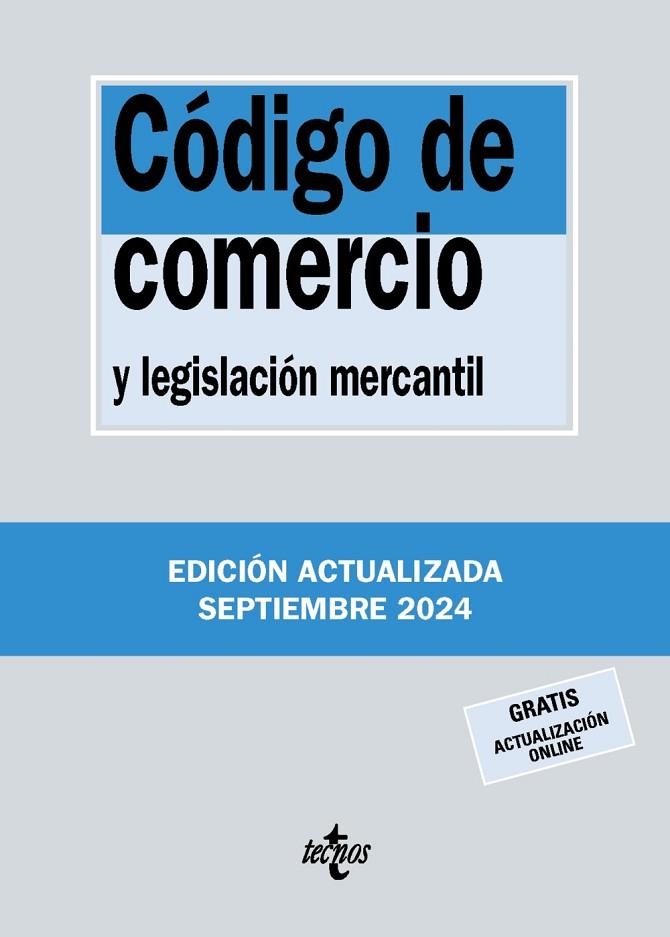 CODIGO DE COMERCIO Y LEGISLACION MERCANTIL 2024 | 9788430990870 | EDITORIAL TECNOS | Llibreria La Gralla | Llibreria online de Granollers