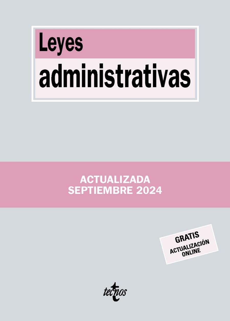 LEYES ADMINISTRATIVAS 2024 | 9788430991075 | EDITORIAL TECNOS | Llibreria La Gralla | Llibreria online de Granollers