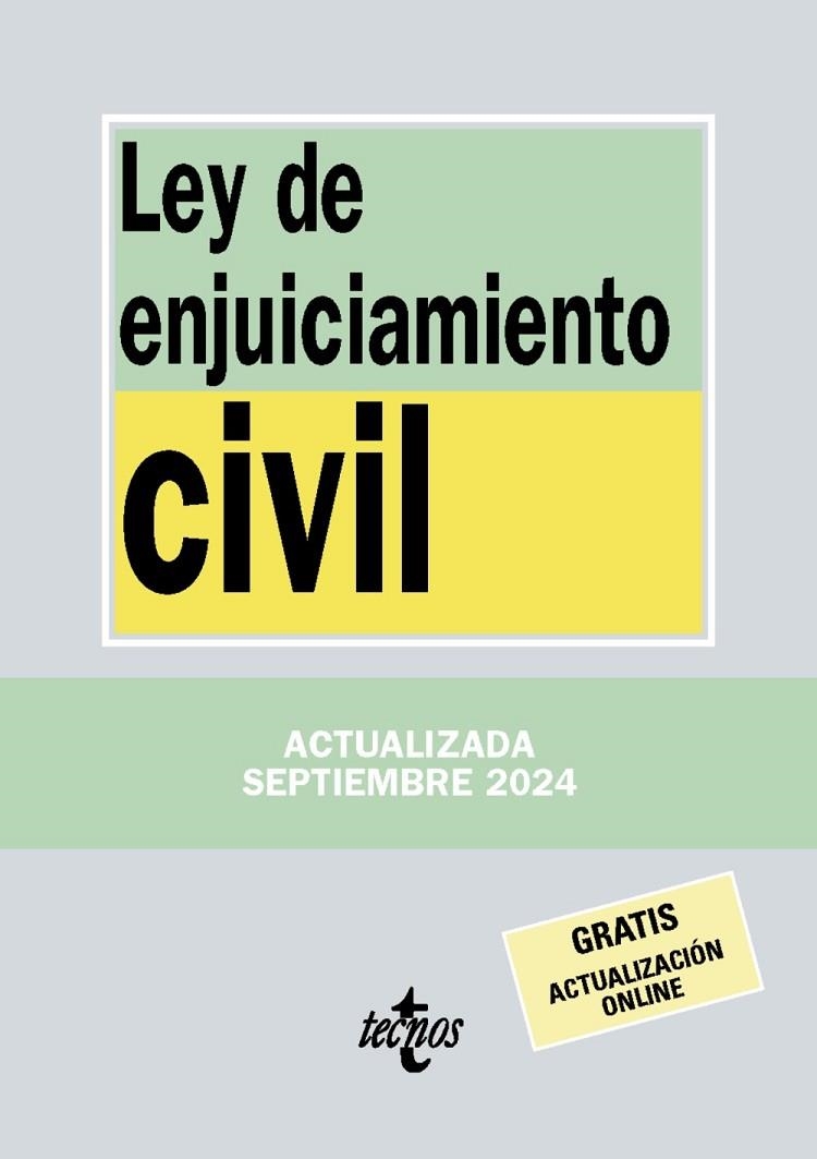 LEY DE ENJUICIAMIENTO CIVIL 2024 | 9788430991082 | EDITORIAL TECNOS | Llibreria La Gralla | Llibreria online de Granollers