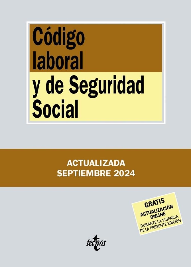 CÓDIGO LABORAL Y DE SEGURIDAD SOCIAL | 9788430991976 | EDITORIAL TECNOS | Llibreria La Gralla | Llibreria online de Granollers