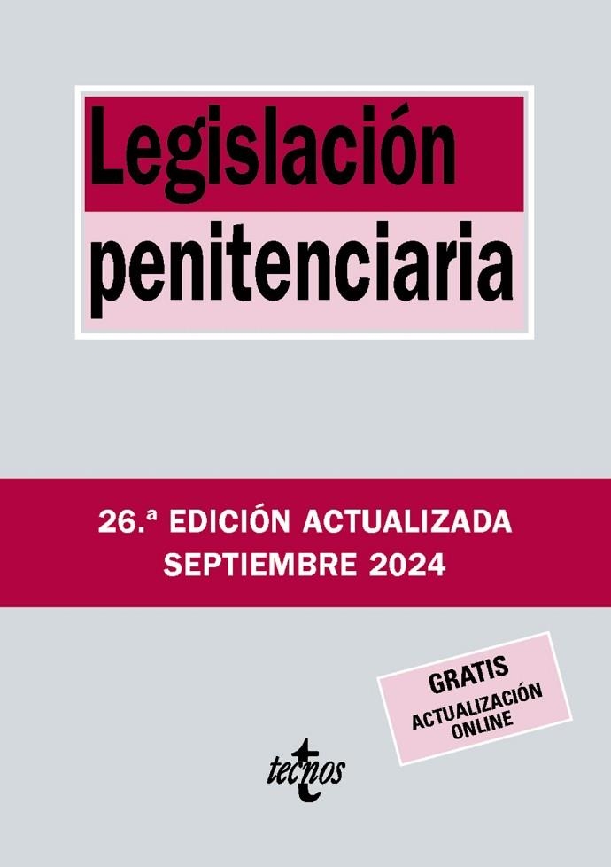 LEGISLACIÓN PENITENCIARIA 2024 | 9788430990979 | EDITORIAL TECNOS | Llibreria La Gralla | Llibreria online de Granollers