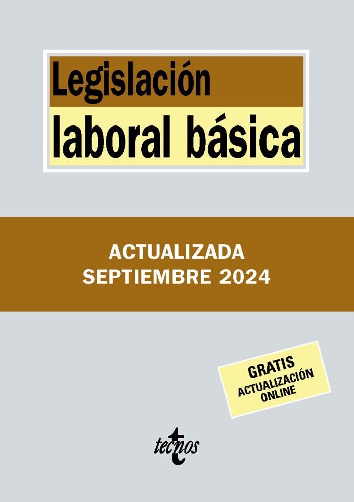 LEGISLACIÓN LABORAL BÁSICA 2024 | 9788430991020 | EDITORIAL TECNOS | Llibreria La Gralla | Llibreria online de Granollers