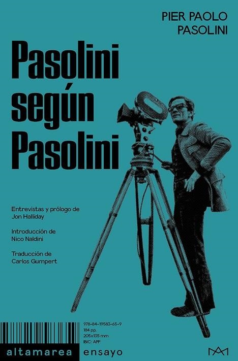 PASOLINI SEGÚN PASOLINI | 9788419583659 | PASOLINI, PIER PAOLO | Llibreria La Gralla | Llibreria online de Granollers