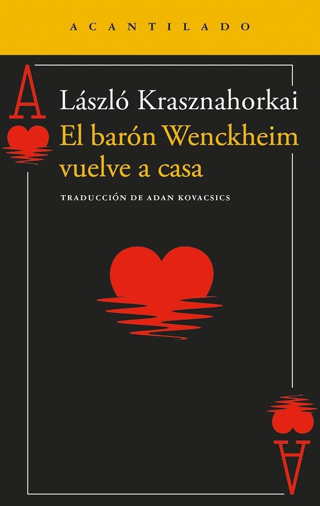 BARÓN WENCKHEIM VUELVE A CASA, EL | 9788419958204 | KRASZNAHORKAI, LÁSZLÓ | Llibreria La Gralla | Librería online de Granollers