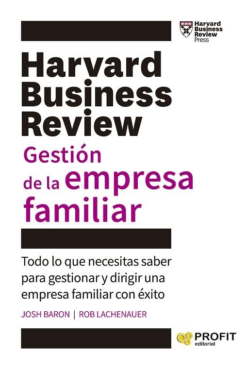 GESTIÓN DE LA EMPRESA FAMILIAR | 9788419841629 | BARON, JOSH ;  LACHENAUER, ROB | Llibreria La Gralla | Llibreria online de Granollers