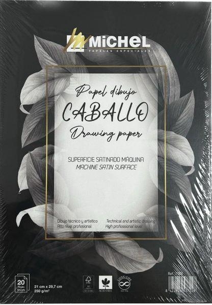 BLOC PAPER CABALLO 250 GR ENCOLAT 20 FULLS DINA4 | 8422924537240 | 7111 | Llibreria La Gralla | Llibreria online de Granollers