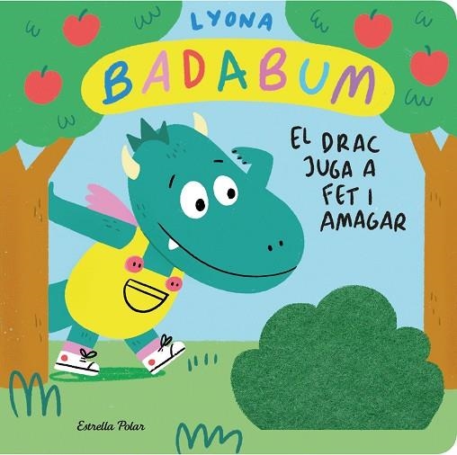 BADABUM. EL DRAC JUGA A FET I AMAGAR. LLIBRE AMB SOLAPES DE ROBA | 9788413896489 | LYONA | Llibreria La Gralla | Llibreria online de Granollers