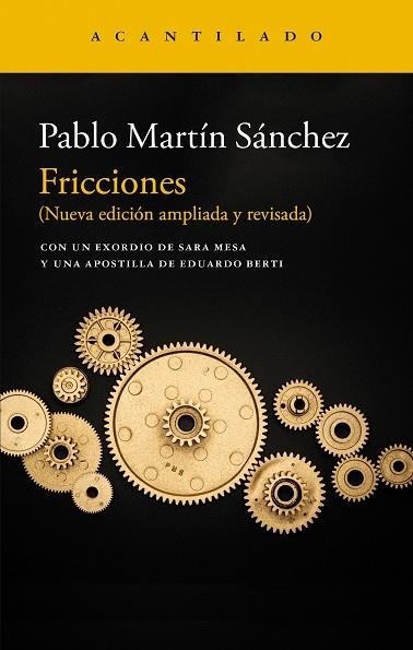 FRICCIONES | 9788419958242 | MARTÍN SÁNCHEZ, PABLO | Llibreria La Gralla | Librería online de Granollers