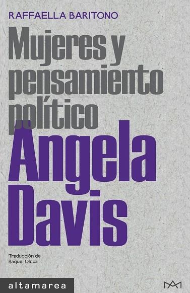 ANGELA DAVIS | 9788418481826 | BARITONO, RAFFAELLA | Llibreria La Gralla | Llibreria online de Granollers