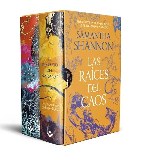 RAÍCES DEL CAOS , LAS (ESTUCHE CON: EL DÍA QUE SE ABRIÓ EL CIELO | EL PRIORATO DEL | 9788419498601 | SHANNON, SAMANTHA | Llibreria La Gralla | Llibreria online de Granollers