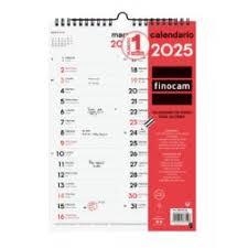 CALENDARI 2025 FINOCAM PARET M 2 COLUMNES ESCRIURE | 8422952383581 | 78211 | Llibreria La Gralla | Llibreria online de Granollers