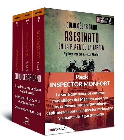 PACK INSPECTOR MONFORT | 9788418185731 | CANO, JULIO CÉSAR | Llibreria La Gralla | Llibreria online de Granollers