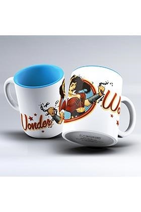 WONDER WOMAN CADENA TAZA BLANCA-AZUL CERAMICA UNIVERSO DC | 8436546894612 | SD TOYS | Llibreria La Gralla | Llibreria online de Granollers