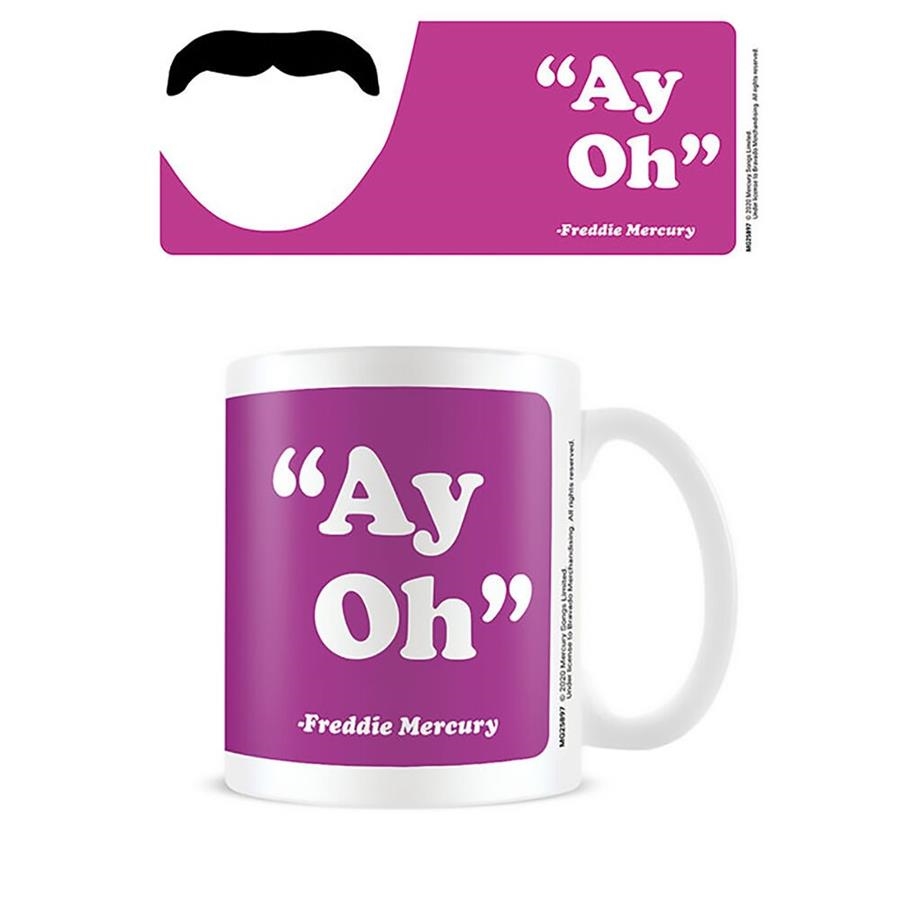 TAZA FREDDIE MERCURY AY-OH! | 5050574258975 | PYRAMID | Llibreria La Gralla | Llibreria online de Granollers