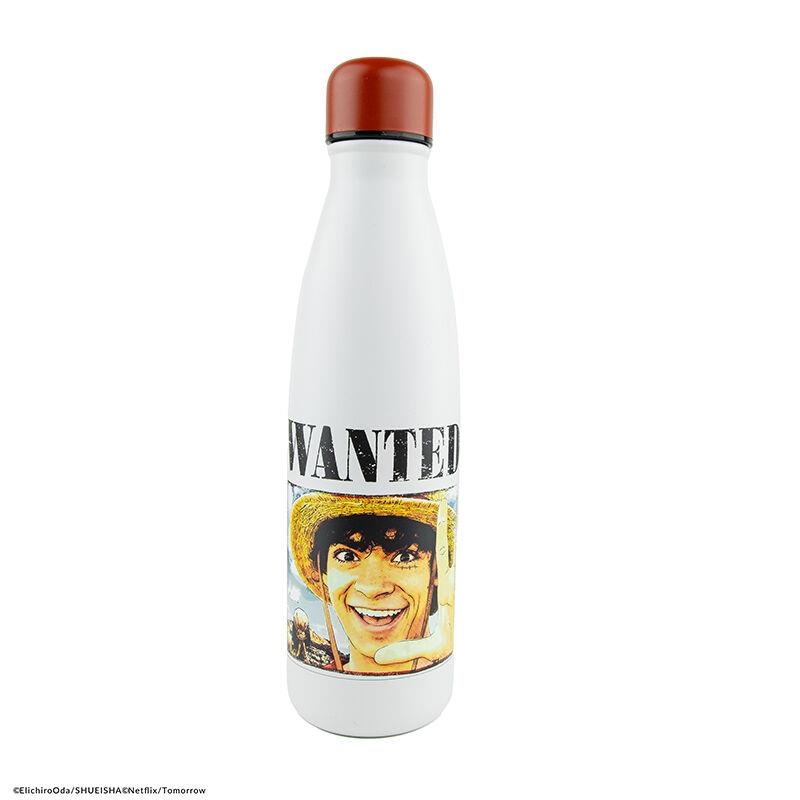 BOTELLA METÁLICA CARTEL SE BUSCA LUFFY (LIVE ACTION) 500 ML | 4895205618343 | CINEREPLICAS | Llibreria La Gralla | Llibreria online de Granollers