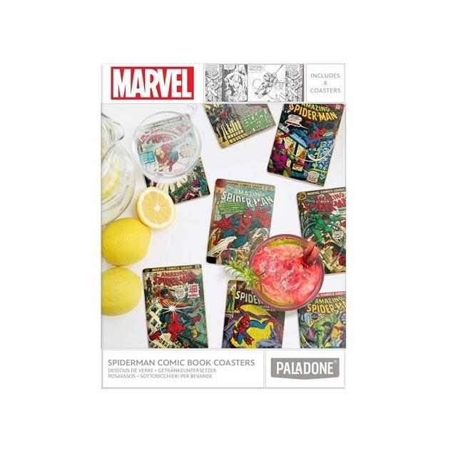 PACK X8 POSAVASOS DOBLE CARA PORTADAS COMICS SPIDER-MAN | 5056577740745 | PALADONE | Llibreria La Gralla | Llibreria online de Granollers