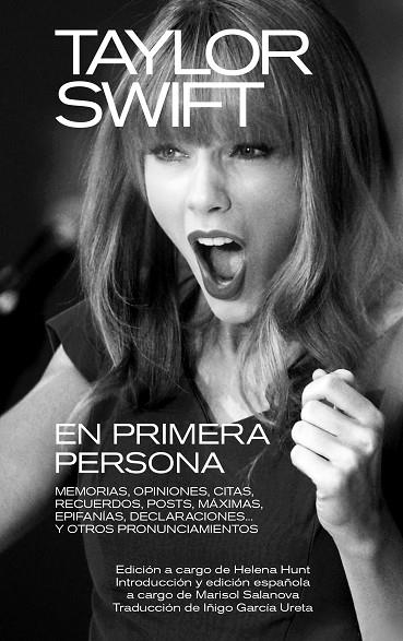 TAYLOR SWIFT: EN PRIMERA PERSONA | 9788418404603 | HUNT, HELENA | Llibreria La Gralla | Llibreria online de Granollers