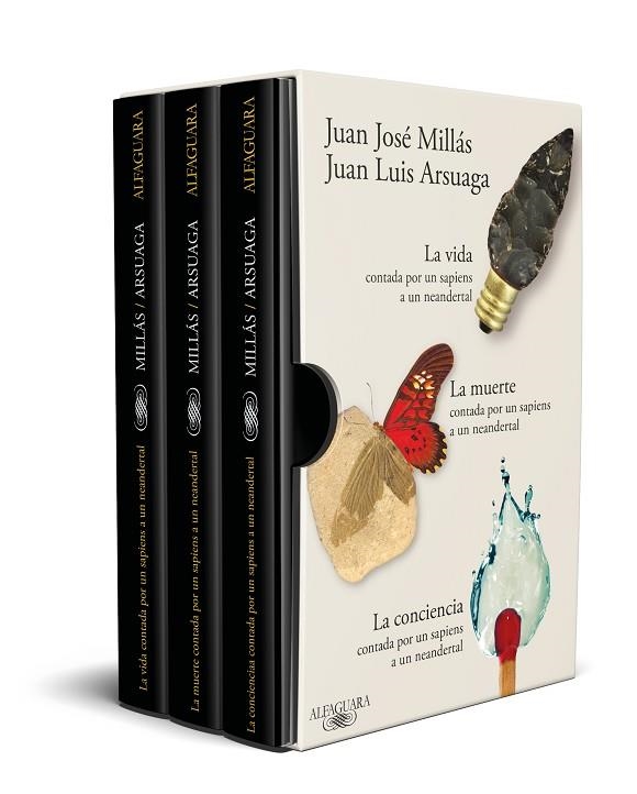 ESTUCHE LA VIDA, LA MUERTE Y LA CONCIENCIA CONTADAS POR UN SAPIENS A UN NEANDERT | 9788410299252 | MILLÁS, JUAN JOSÉ ;  ARSUAGA, JUAN LUIS | Llibreria La Gralla | Llibreria online de Granollers