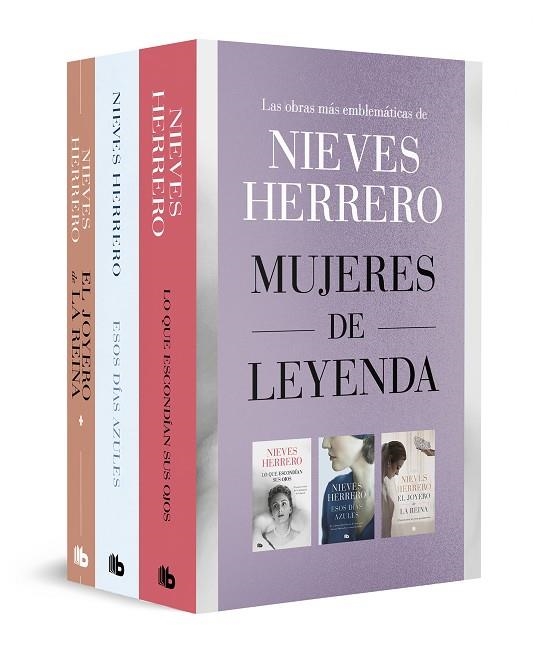 MUJERES DE LEYENDA (PACK CON: LO QUE ESCONDÍAN SUS OJOS | ESOS DÍAS AZULES | EL | 9788413149899 | HERRERO, NIEVES | Llibreria La Gralla | Llibreria online de Granollers