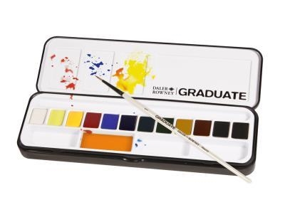 CAIXA AQUAREL.LA DALER ROWNEY GRADUATE METAL·LICA 12 PASTILLES | 5011386138787 | 13590012 | Llibreria La Gralla | Llibreria online de Granollers