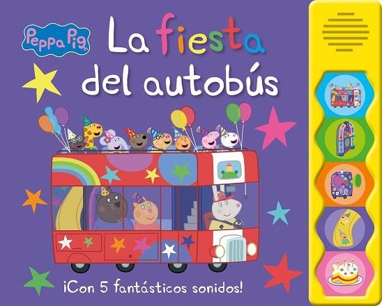 FIESTA DEL AUTOBÚS, LA PEPPA PIG. LIBRO CON SONIDOS - LA | 9788448868833 | VVAA | Llibreria La Gralla | Llibreria online de Granollers