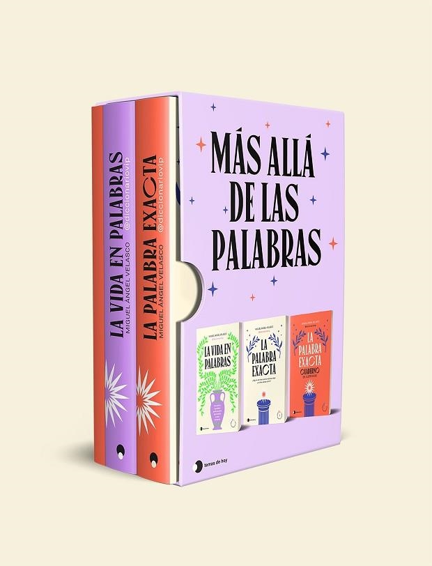 ESTUCHE MÁS ALLÁ DE LAS PALABRAS | 9788410293229 | MIGUEL ÁNGEL VELASCO (@DICCIONARIOVIP) | Llibreria La Gralla | Llibreria online de Granollers