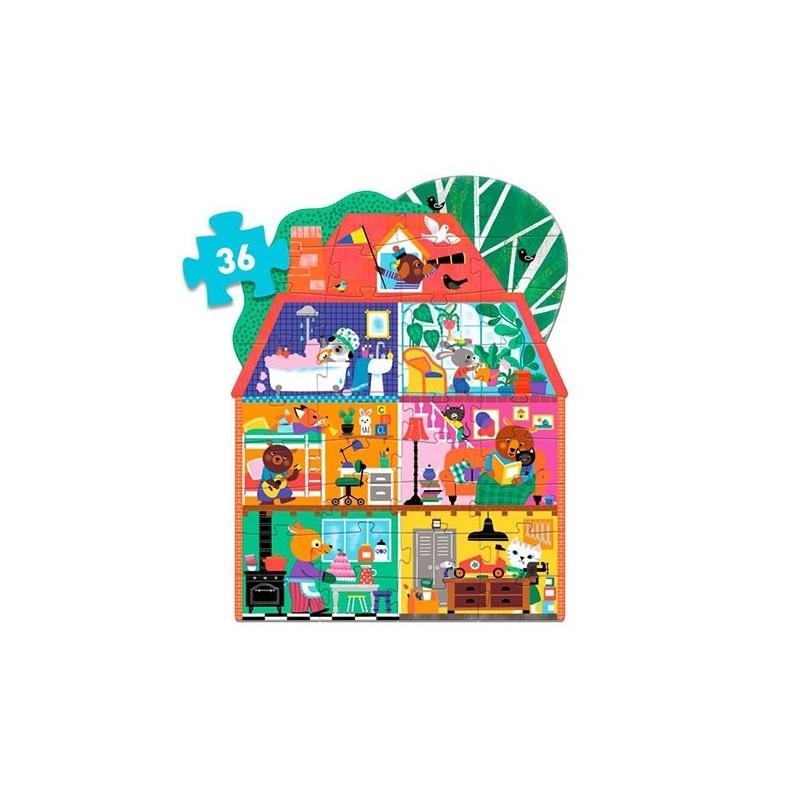 PUZZLE GEGANT LA CASA DELS MEUS AMICS | 3070900071698 | DJECO | Llibreria La Gralla | Llibreria online de Granollers