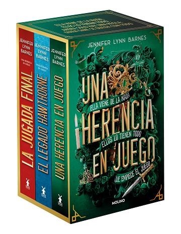 HERENCIA EN JUEGO, UNA  (ESTUCHE CON: UNA HERENCIA EN JUEGO | EL LEGADO HAWTHORNE | 9788427246058 | BARNES, JENNIFER LYNN | Llibreria La Gralla | Llibreria online de Granollers