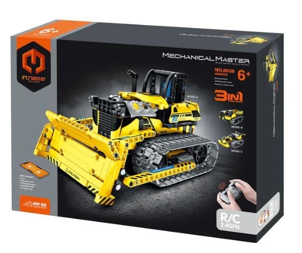 IMMASTER EXCAVADORA GROGA AMB RADIOCONTROL 3 EN 1 452 PECES | 6973676040585 | STEM ACADEMY | Llibreria La Gralla | Llibreria online de Granollers