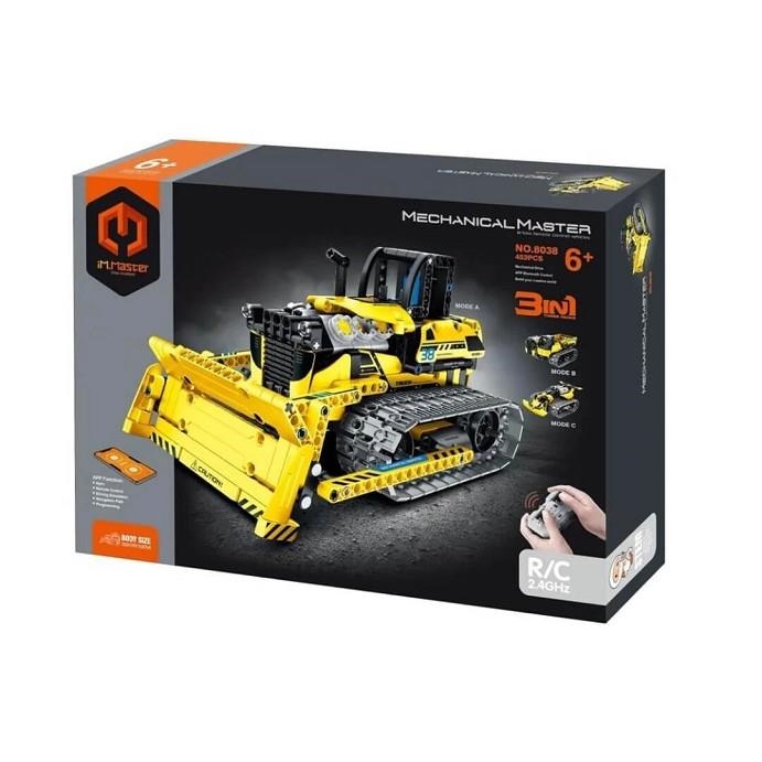 IMMASTER EXCAVADORA GROGA 3 EN 1 430 PECES AMB RADIO CONTROL | 6973676040578 | STEM ACADEMY | Llibreria La Gralla | Llibreria online de Granollers