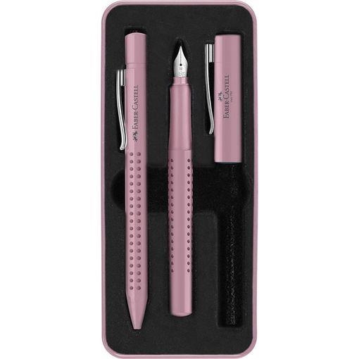 JOC BOLIGRAF PLOMA FABER CASTELL ROSA OMBRA | 4005402015283 | 201528 | Llibreria La Gralla | Librería online de Granollers